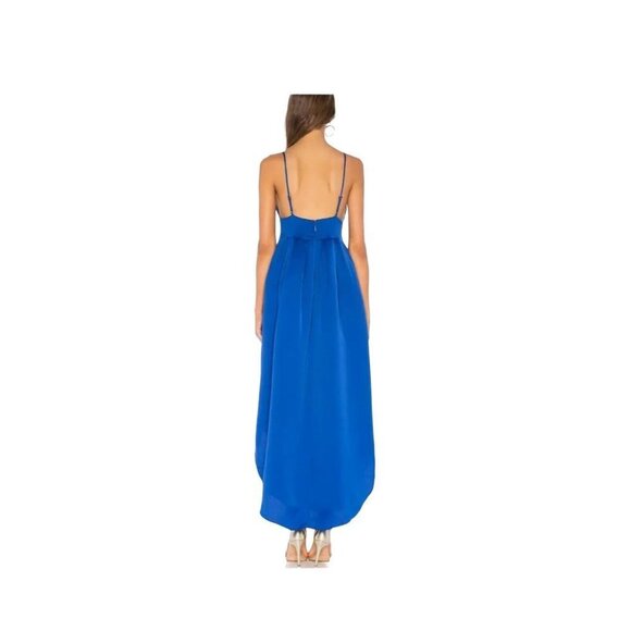 NBD Caleb Woman’s Gown Pleated Skirt Blue Evening Cocktail Party Dress SZ XS‎ - Picture 12 of 12